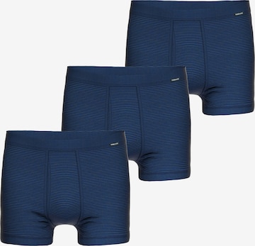 Ammann Boxer shorts 'Jeans Feinripp' in Blue: front