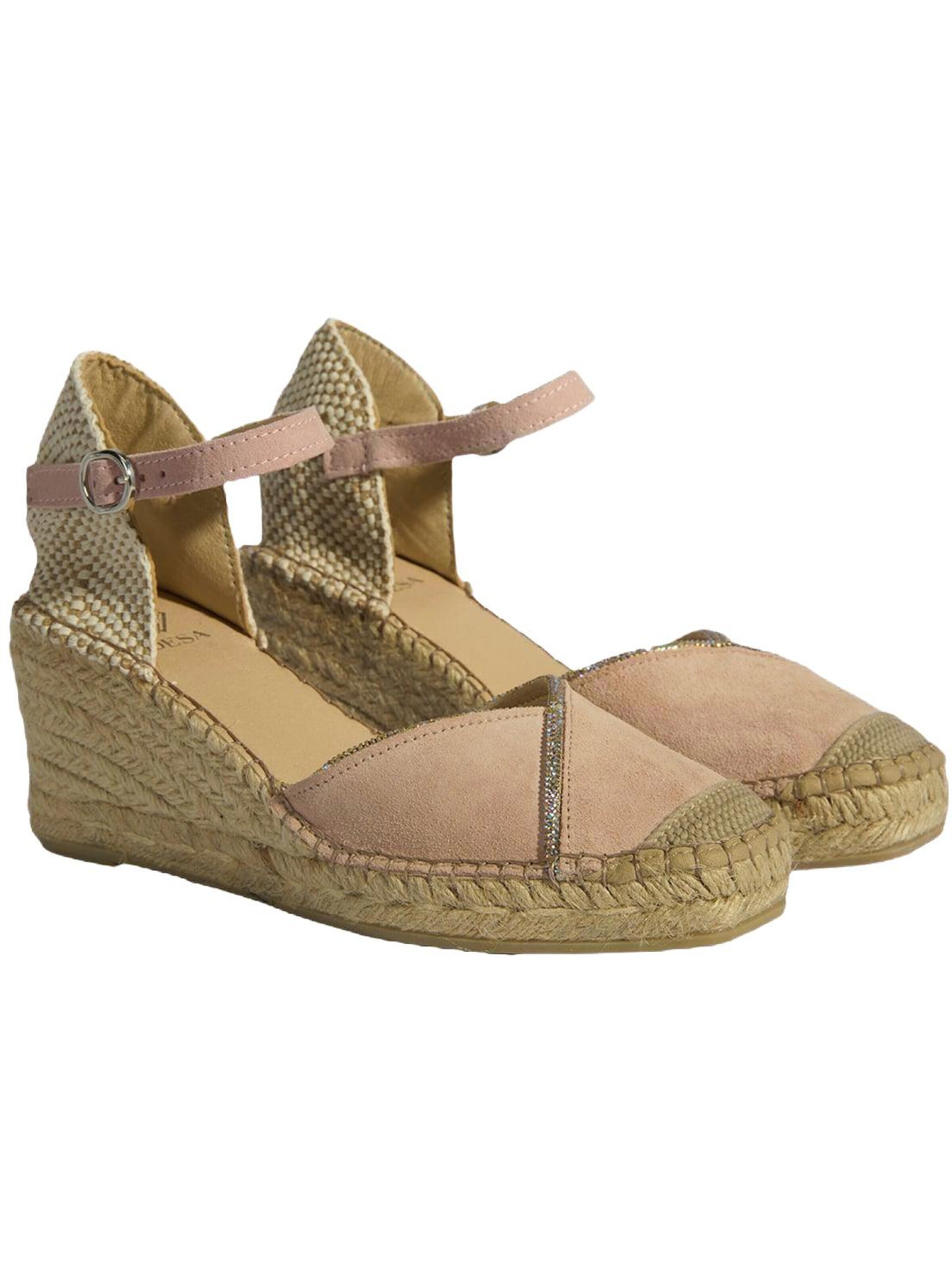 Desa Espadrilles 'Keil-Espadrilles' in Roze
