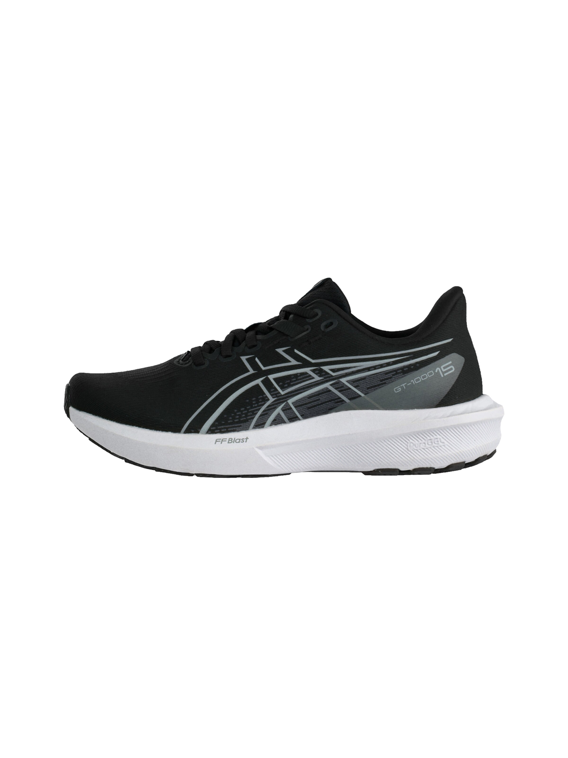 ASICS Running Shoes 'GT-1000 15' in Black: front