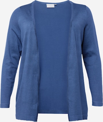 KAFFE CURVE - Casaco de malha 'Farsia' em azul: frente