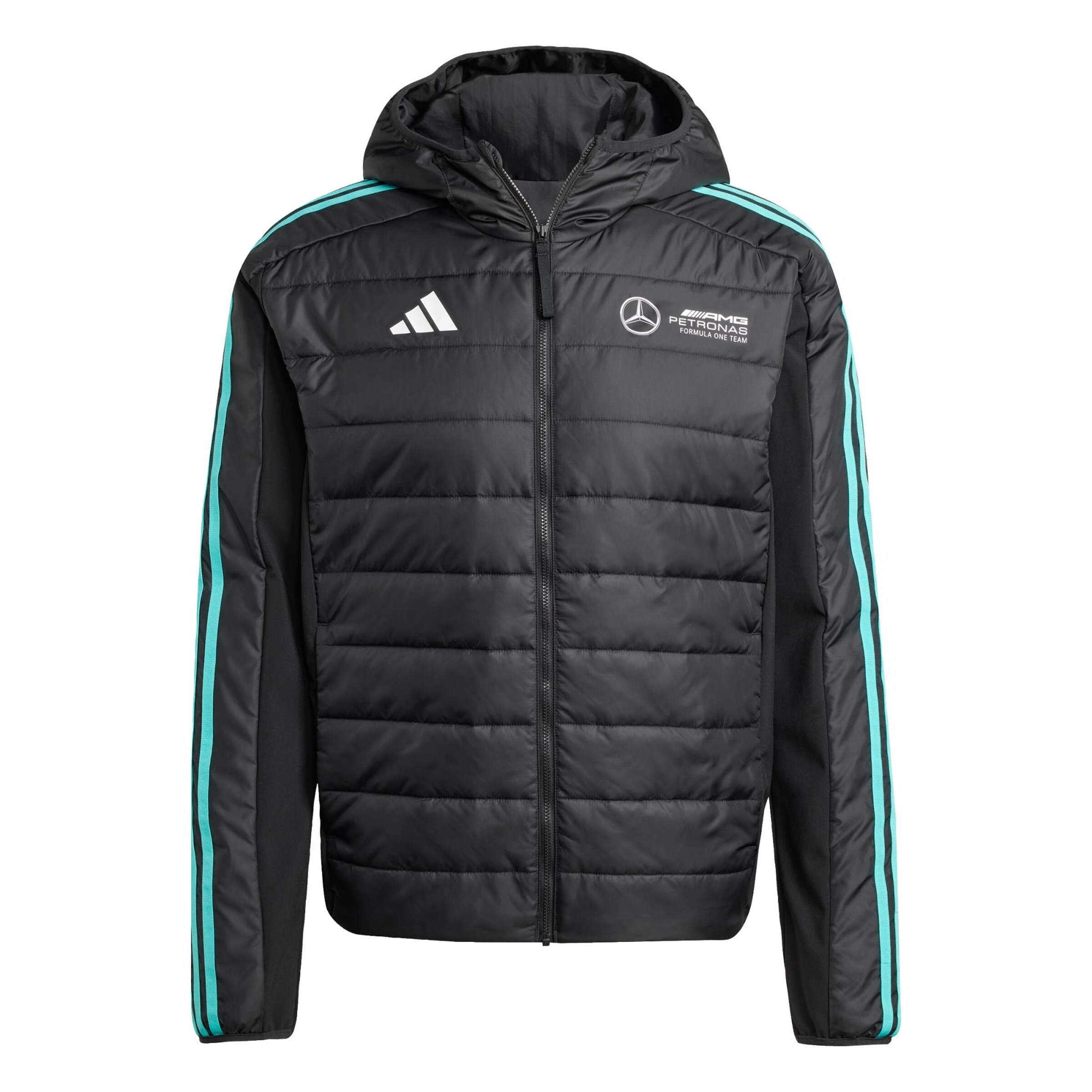 ADIDAS PERFORMANCE Sportjacke 'Mercedes - AMG Petronas Formula One Team DNA' in Schwarz: Vorderseite
