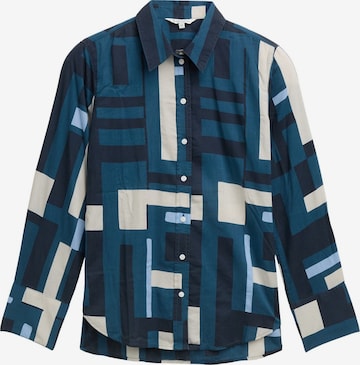 Chemisier TOM TAILOR en bleu : devant