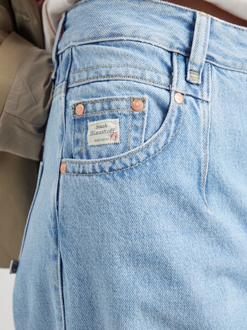 Herrlicher - Loosefit Pantalón vaquero plisado 'Brooke' en azul