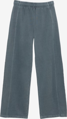 Pull&BearWide Leg/ Široke nogavice Hlače - siva boja: prednji dio