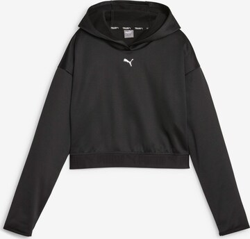 PUMA Sportief sweatshirt 'Strong Power' in Zwart: voorkant