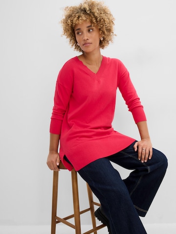 bonprix Pullover in Rot