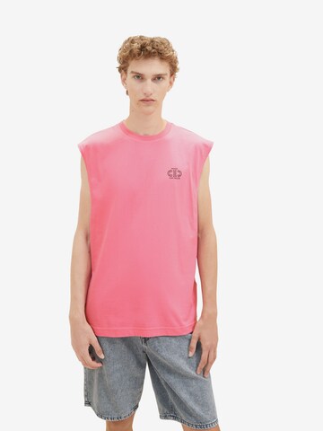 T-Shirt TOM TAILOR DENIM en rose