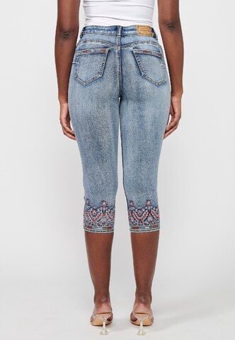 KOROSHI Skinny Jeans in Blau