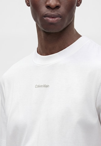 Calvin Klein Jeans Majica 'EASY' | bela barva