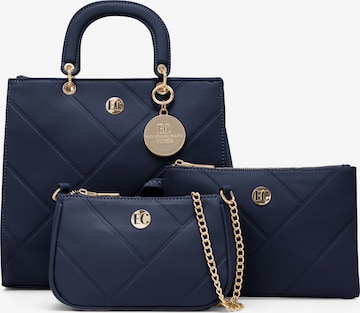 Enrico Coveri - Bolso de mano 'Rychelle' en azul: frente