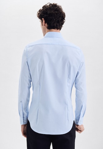 SEIDENSTICKER Slim fit Business Shirt 'Smart Classics' in Blue
