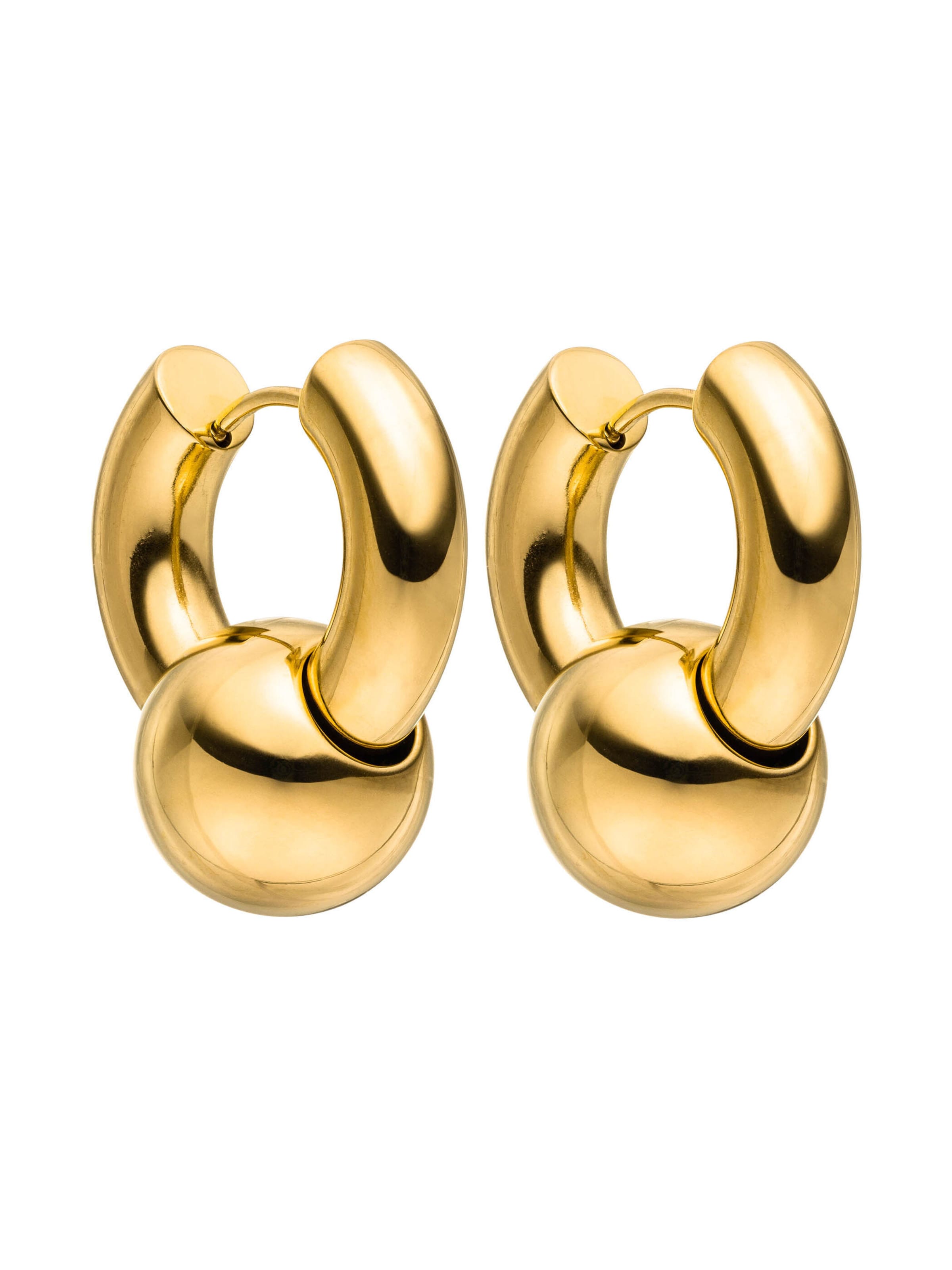 Boucles d'oreilles 'Orbit' PURELEI en or : devant