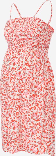 Vero Moda Maternity Dress 'Mola' in Orange red / Cherry red / White, Item view
