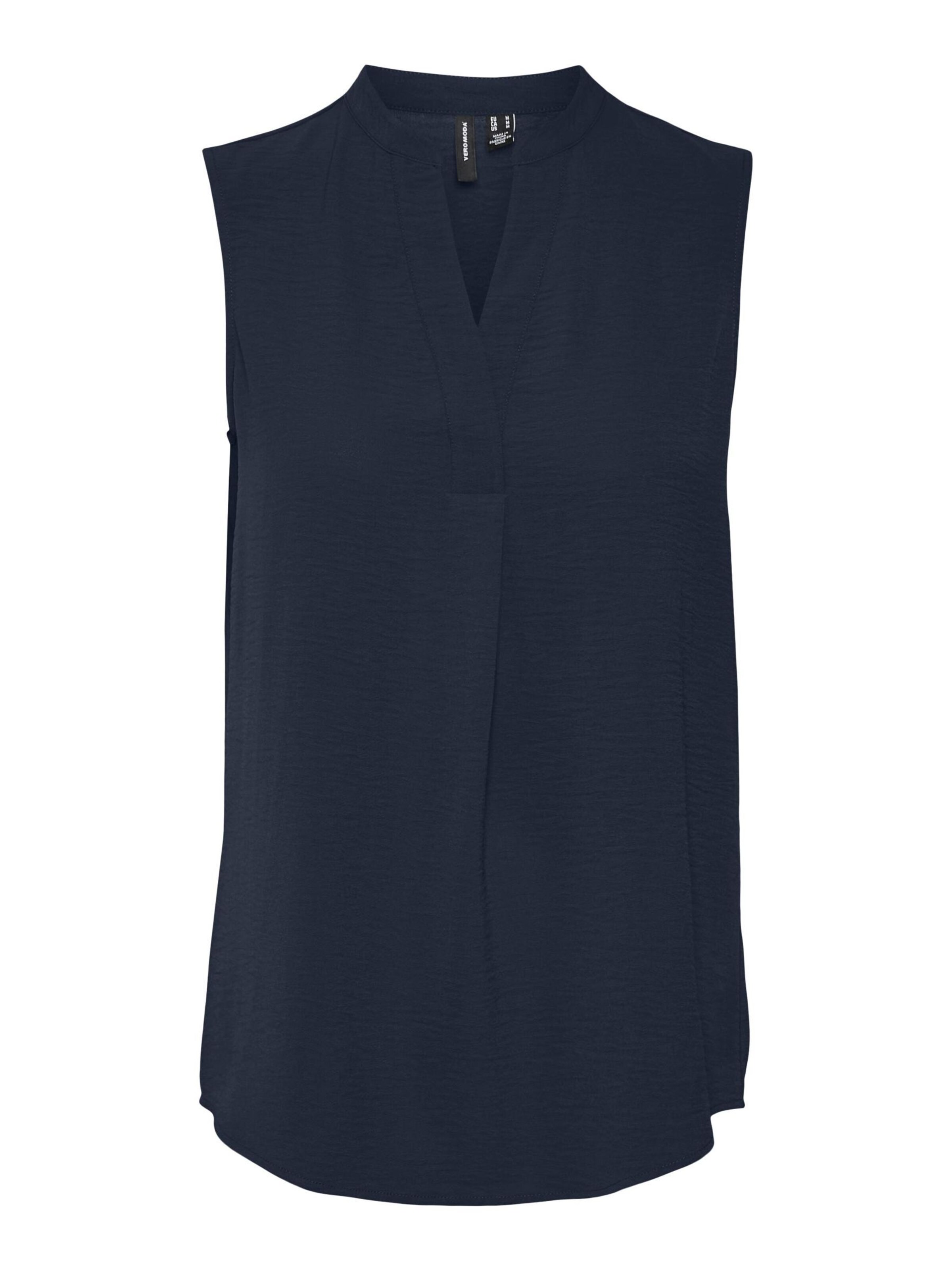 VERO MODA Blouse 'ELVA T' in Blauw: voorkant