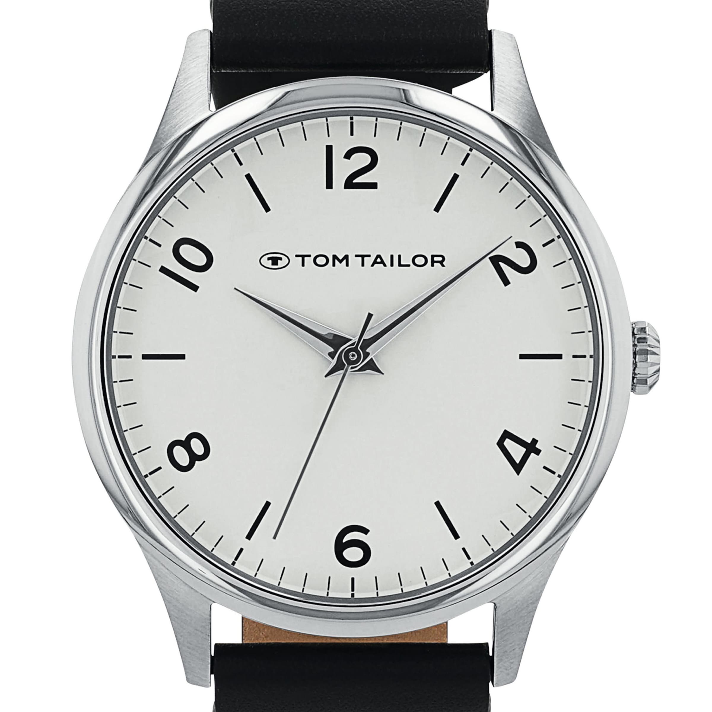 TOM TAILOR Analog Watch in Black