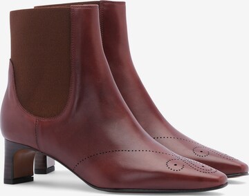 Bottines 'Smithson' LOTTUSSE en rouge