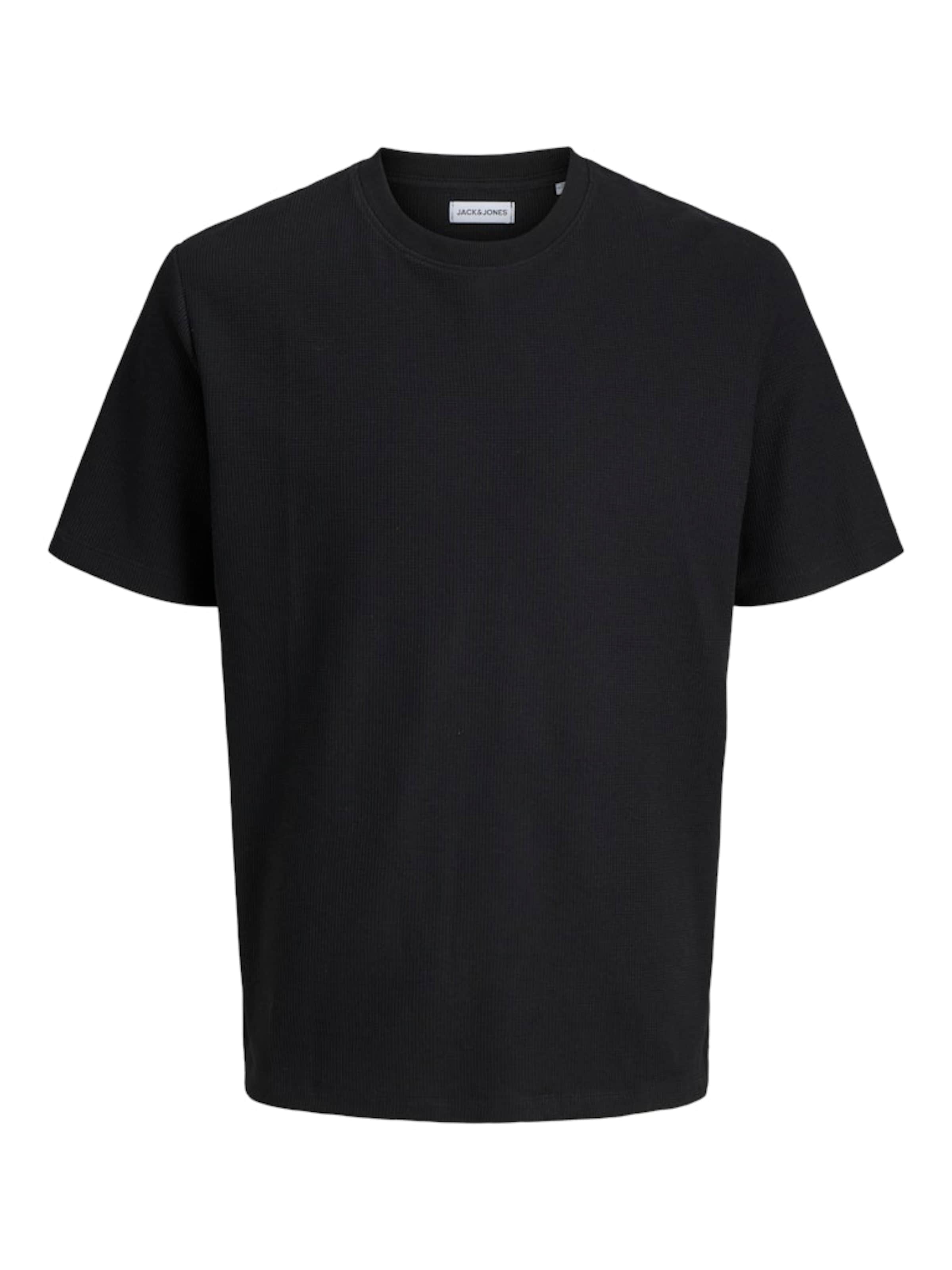 JACK & JONES Shirt 'JJEAustin' in Black: front