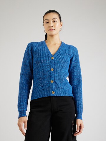 Soft Rebels Gebreid vest 'Liana' in Blauw: voorkant