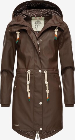 NAVAHOO Performance Jacket 'Tropical Storm' in Brown: front