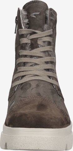 THINK! Lace-Up Ankle Boots in Grey