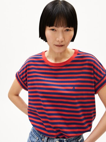 ARMEDANGELS T-Shirt IDAARA STRIPES in Blau