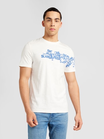 T-Shirt s.Oliver en blanc : devant