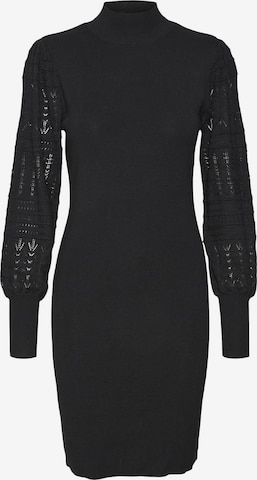 VERO MODA Knitted dress 'FELIPA' in Black: front