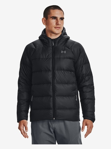 UNDER ARMOUR Athletic Jacket 'Storm Down 2.0' in Black: front