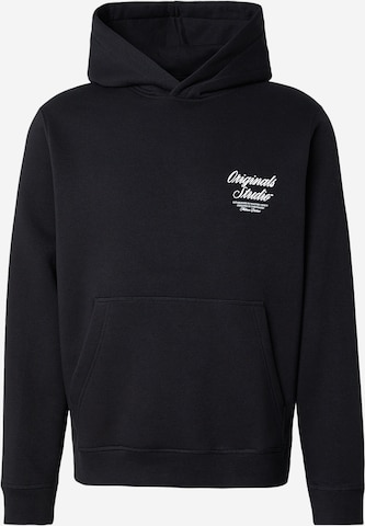 JACK & JONES Mikina 'JWHNORREBRO' – černá: přední strana
