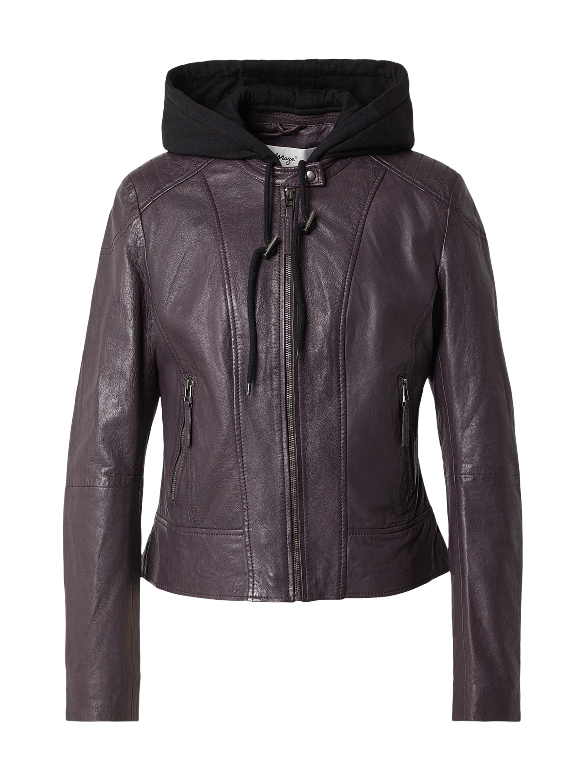 Maze Jacke in Lila: Vorderseite