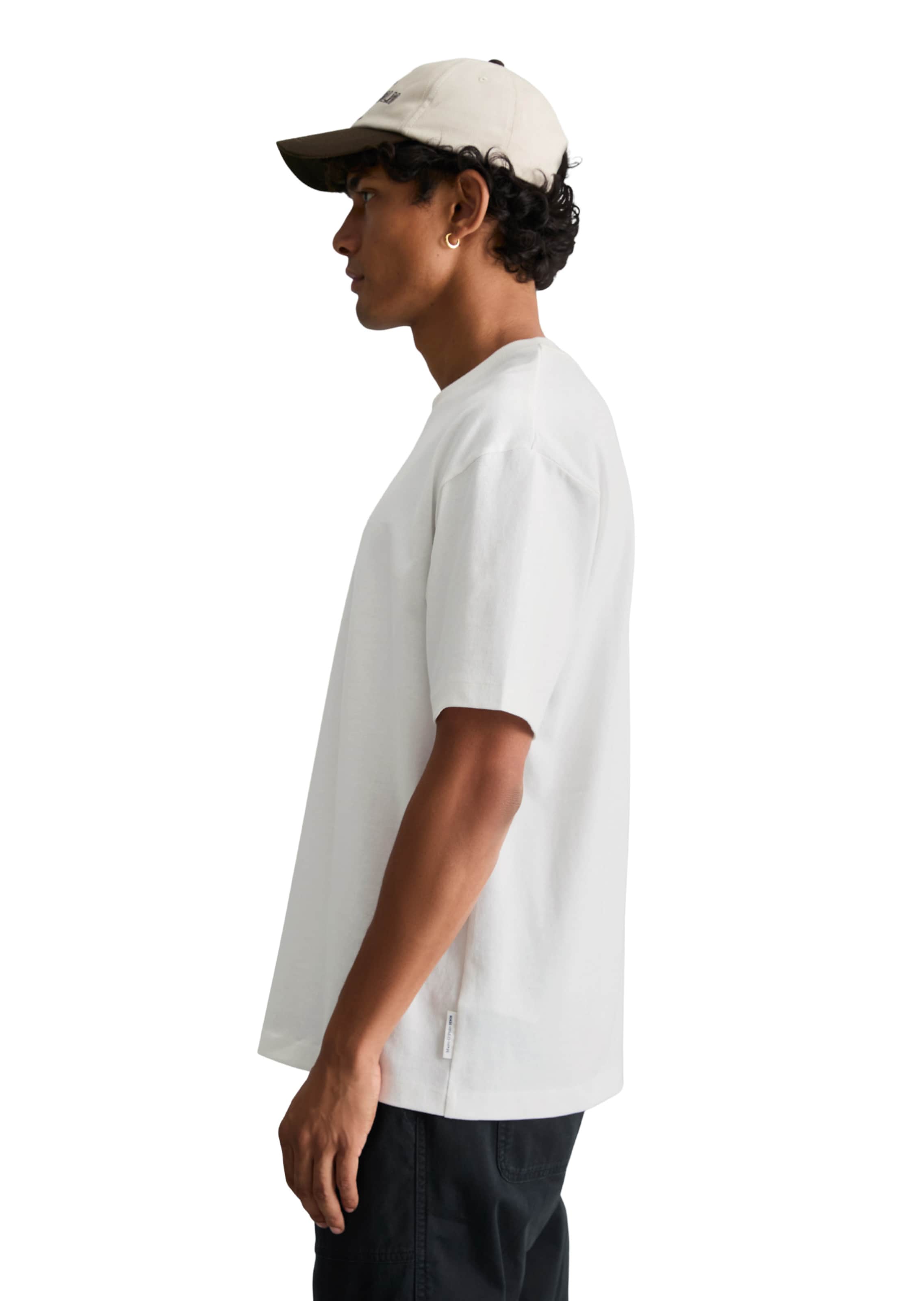 Marc O'Polo DENIM T-Shirt in Weiß: Seite