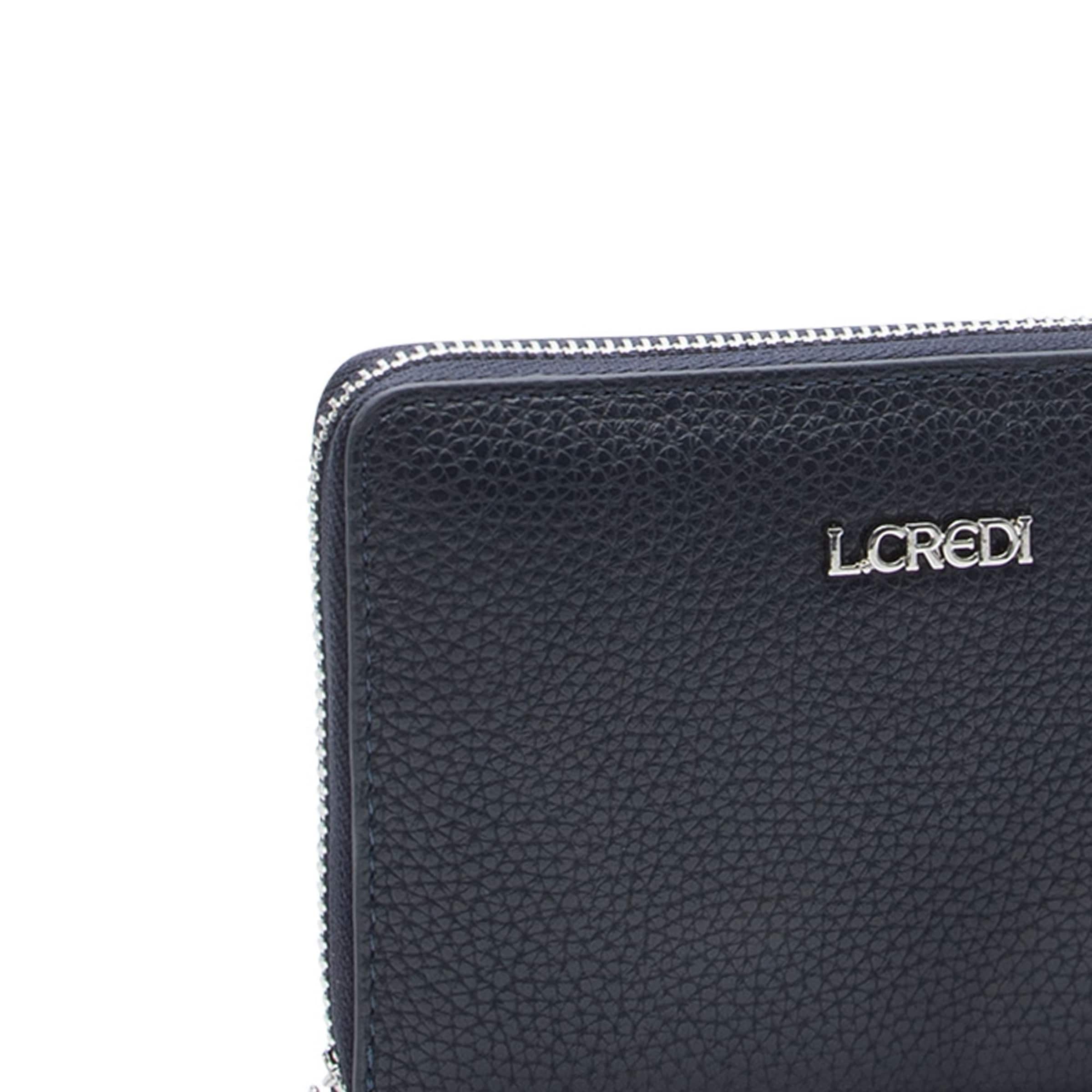 Portamonete 'Perla' di L.CREDI in blu