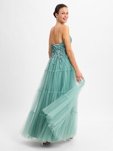 Robe de soirée Unique en vert
