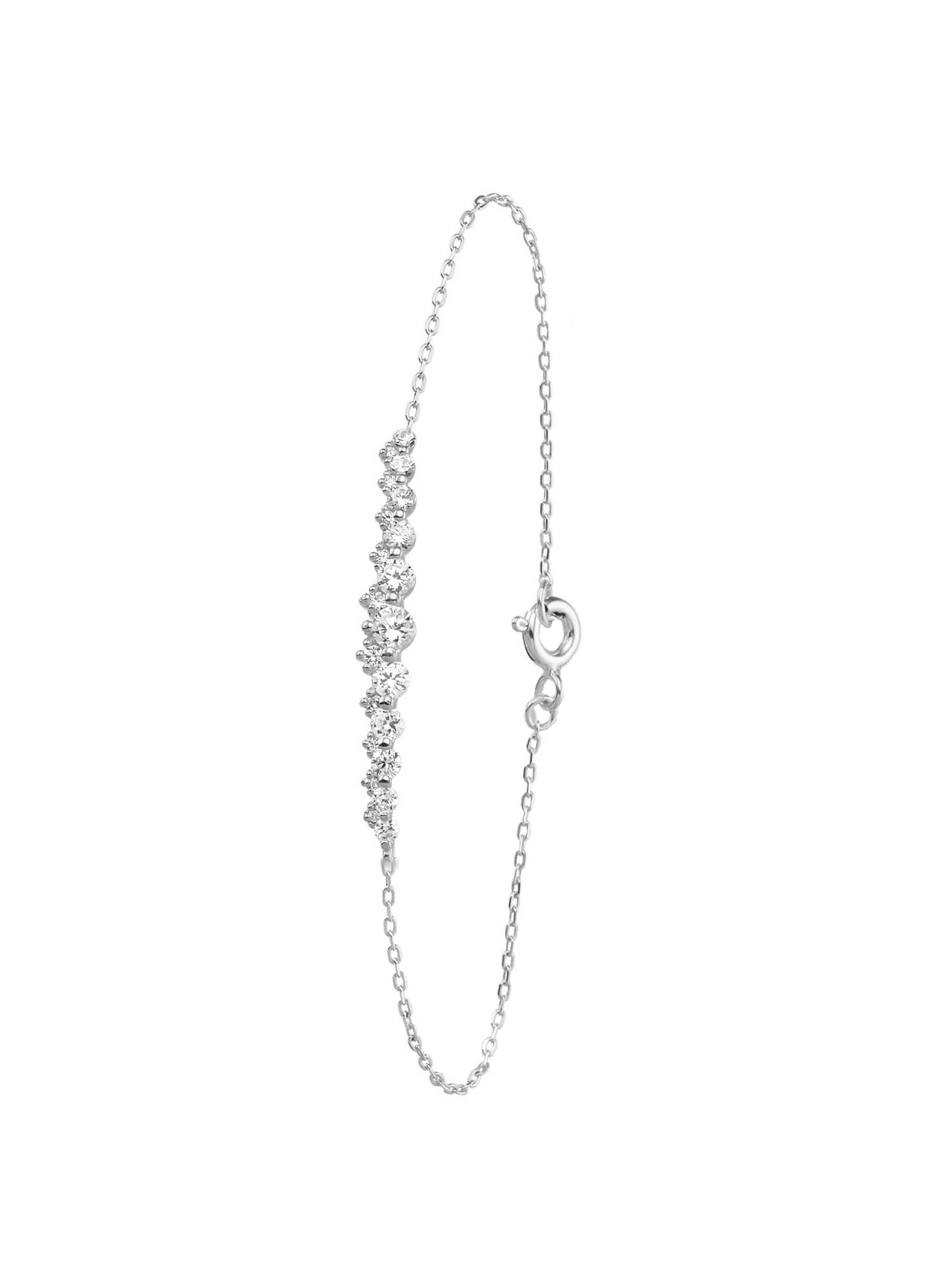 Lucardi Bracelet in Silver: front