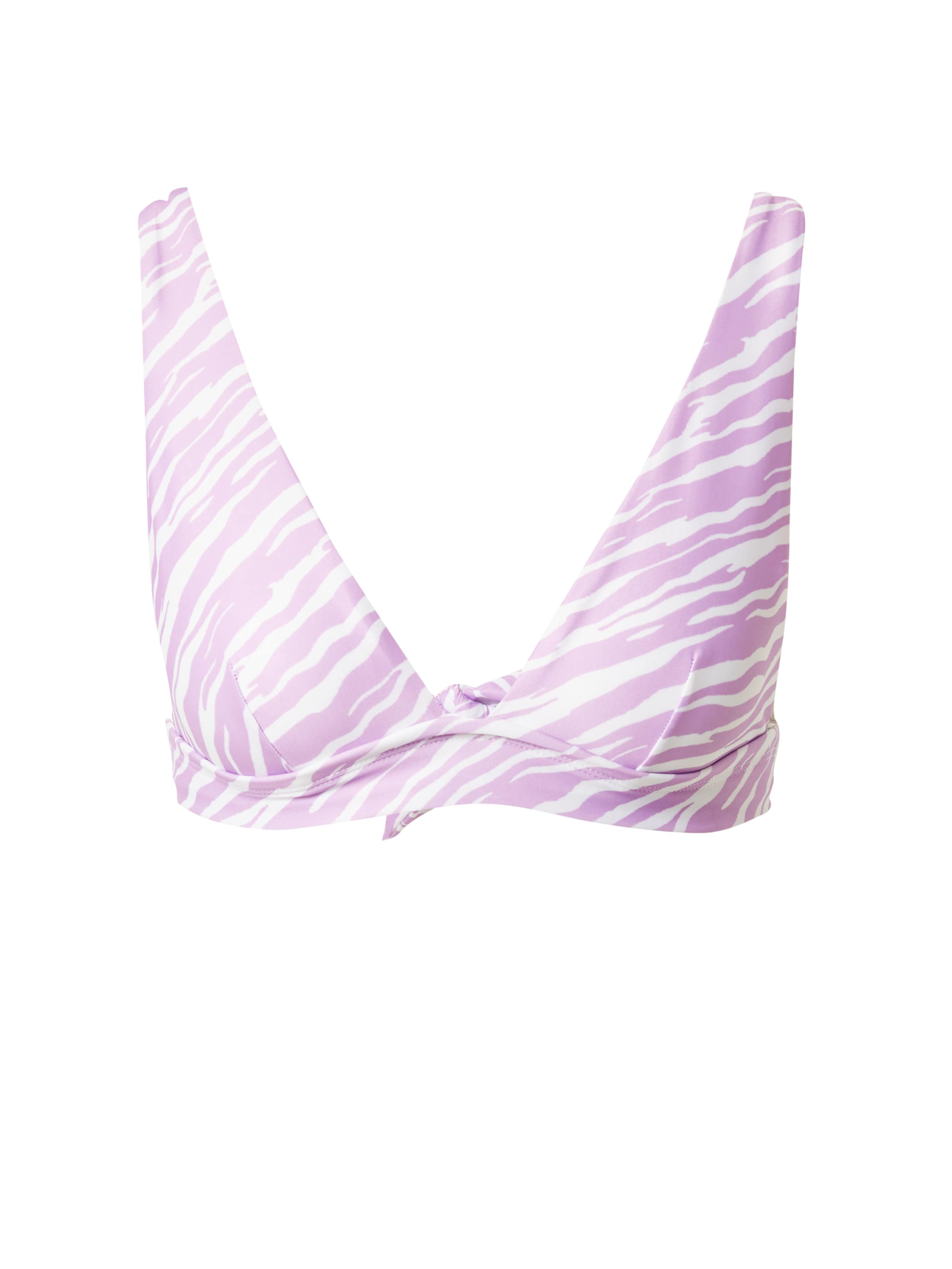 Hunkemöller - Triángulo Top de bikini en lila: frente