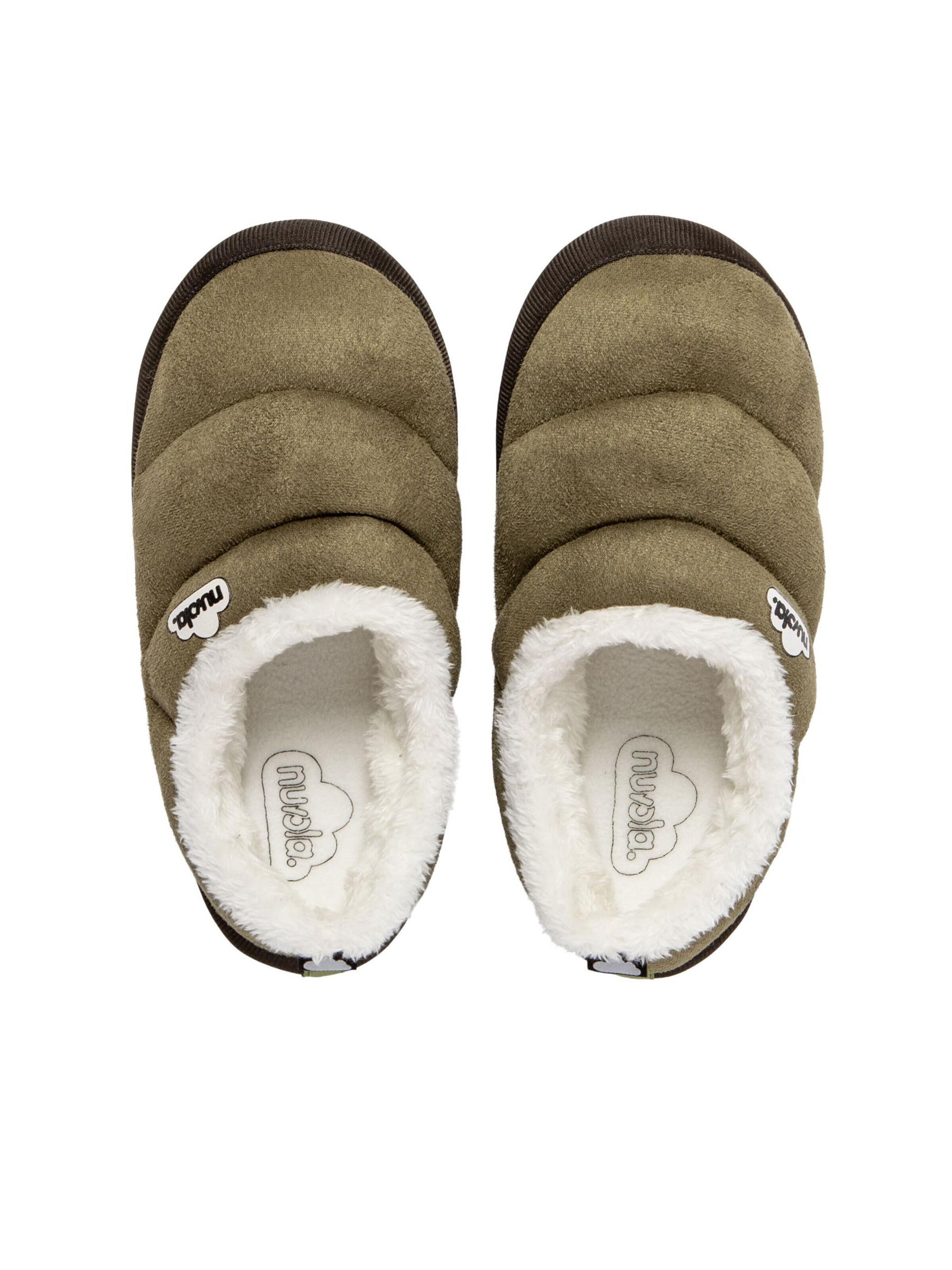 Pantoufle 'Classic Velvet' Nuvola. en vert