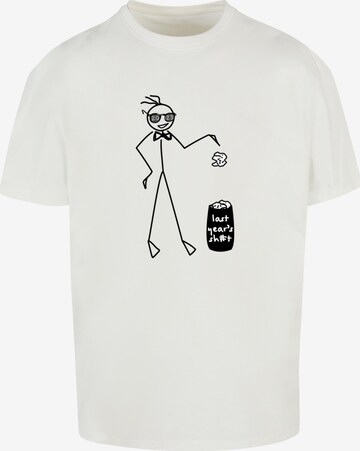 T-Shirt 'Last Year' Merchcode en blanc : devant