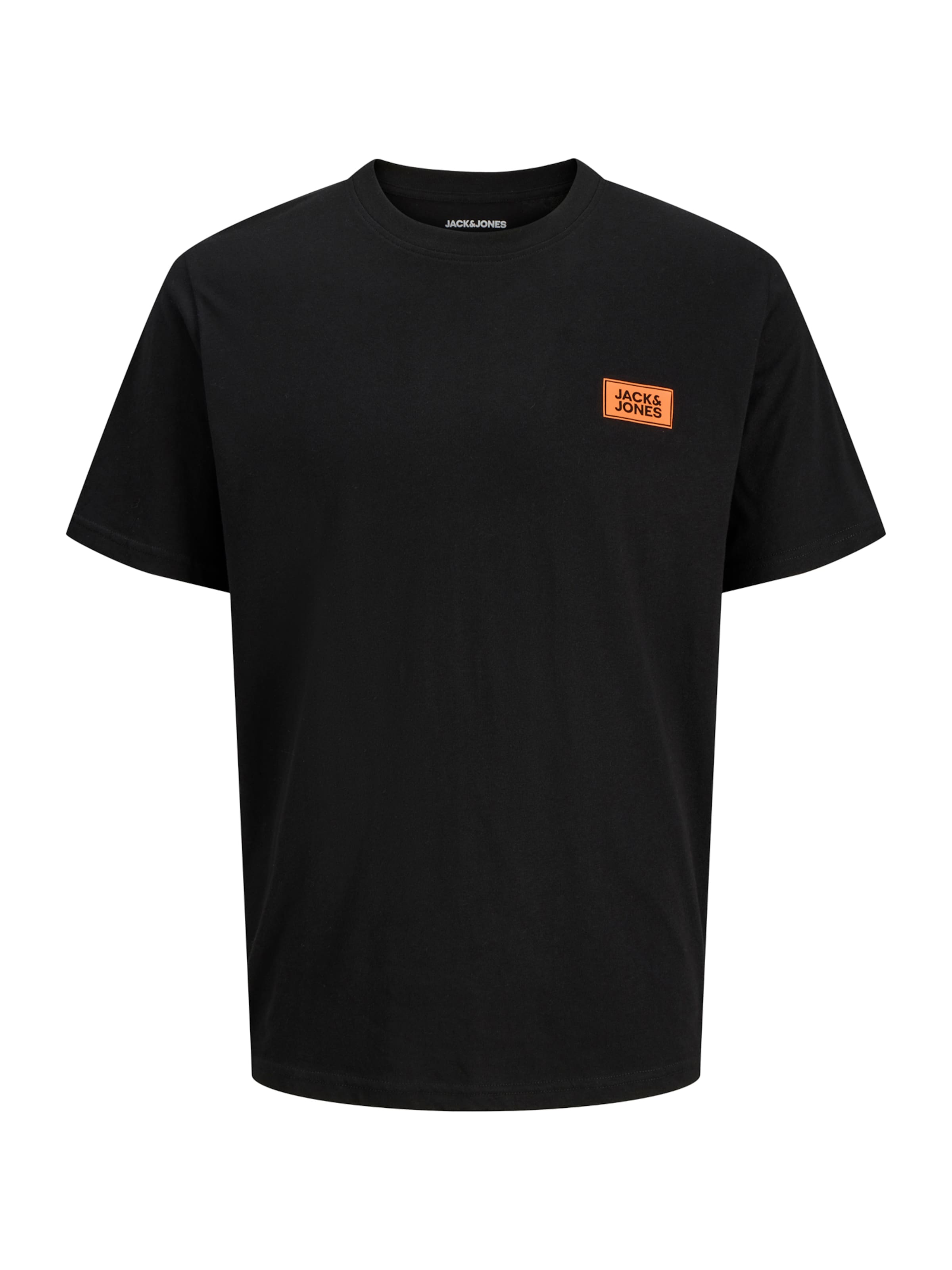 JACK & JONES Bluser & t-shirts 'JJRUSH' i S i sort, Produktvisning
