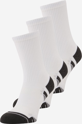 Chaussettes de sport 'Tech' UNDER ARMOUR en blanc : devant