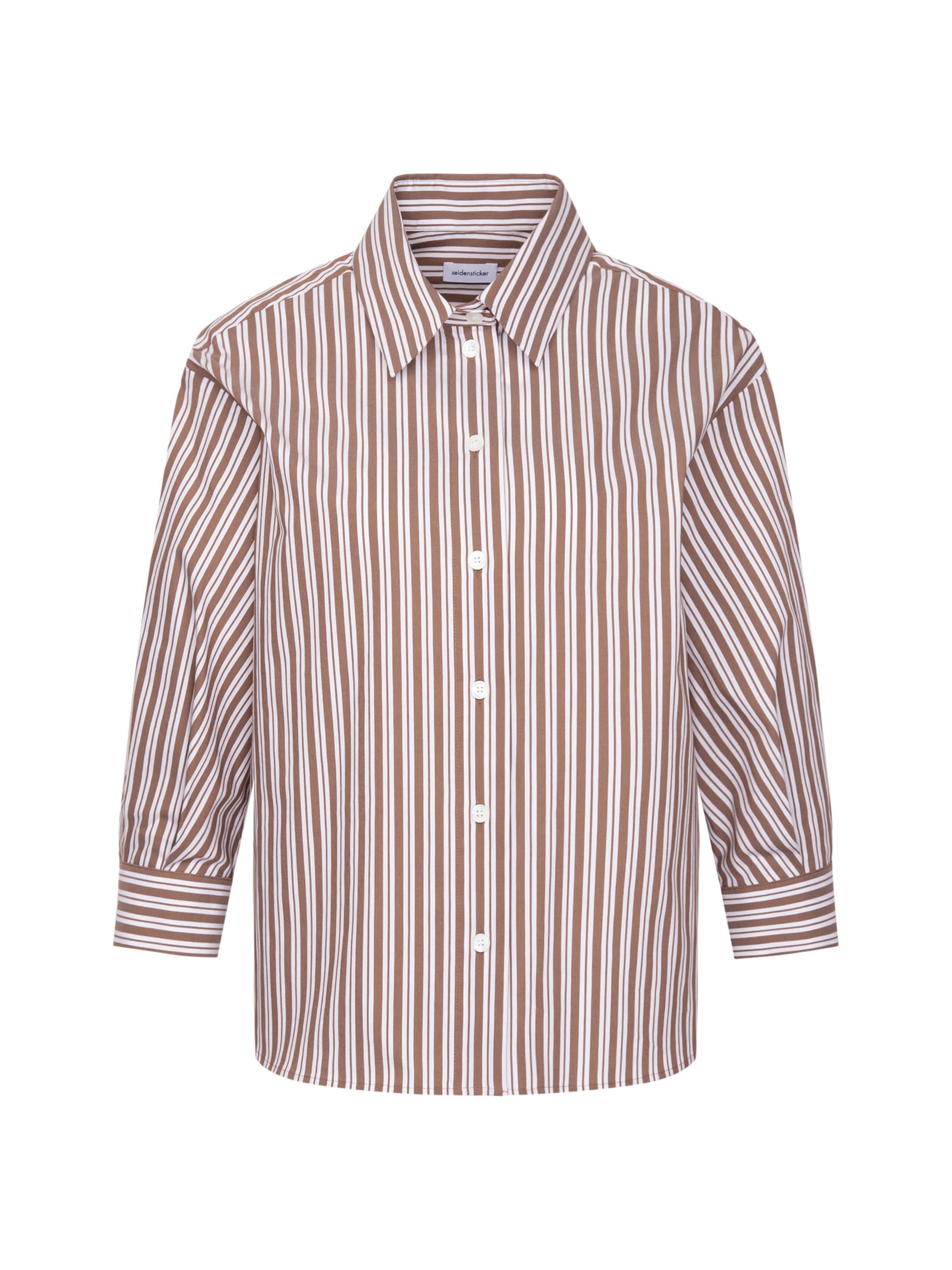 SEIDENSTICKER Bluse in Braun: Vorderseite