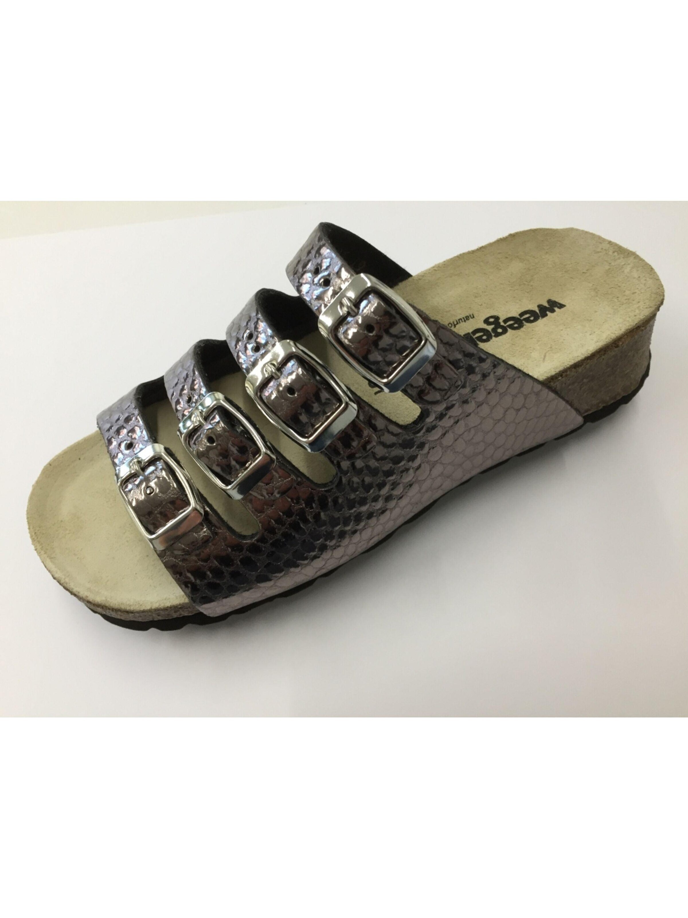 Weeger Sandale 'Keilpantolette 11460-55'‌ in Silber: Vorderseite