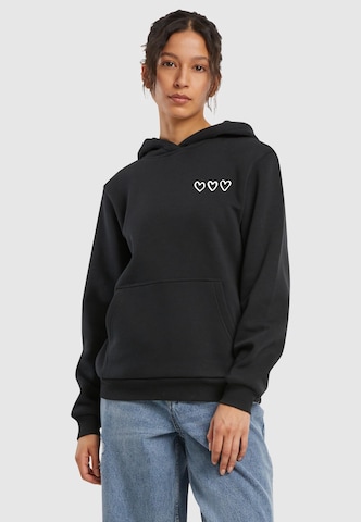 Felpa 'Three In A Row' di Miss Tee in nero