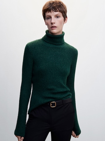 MANGO Sweater 'KALE' in Green: front