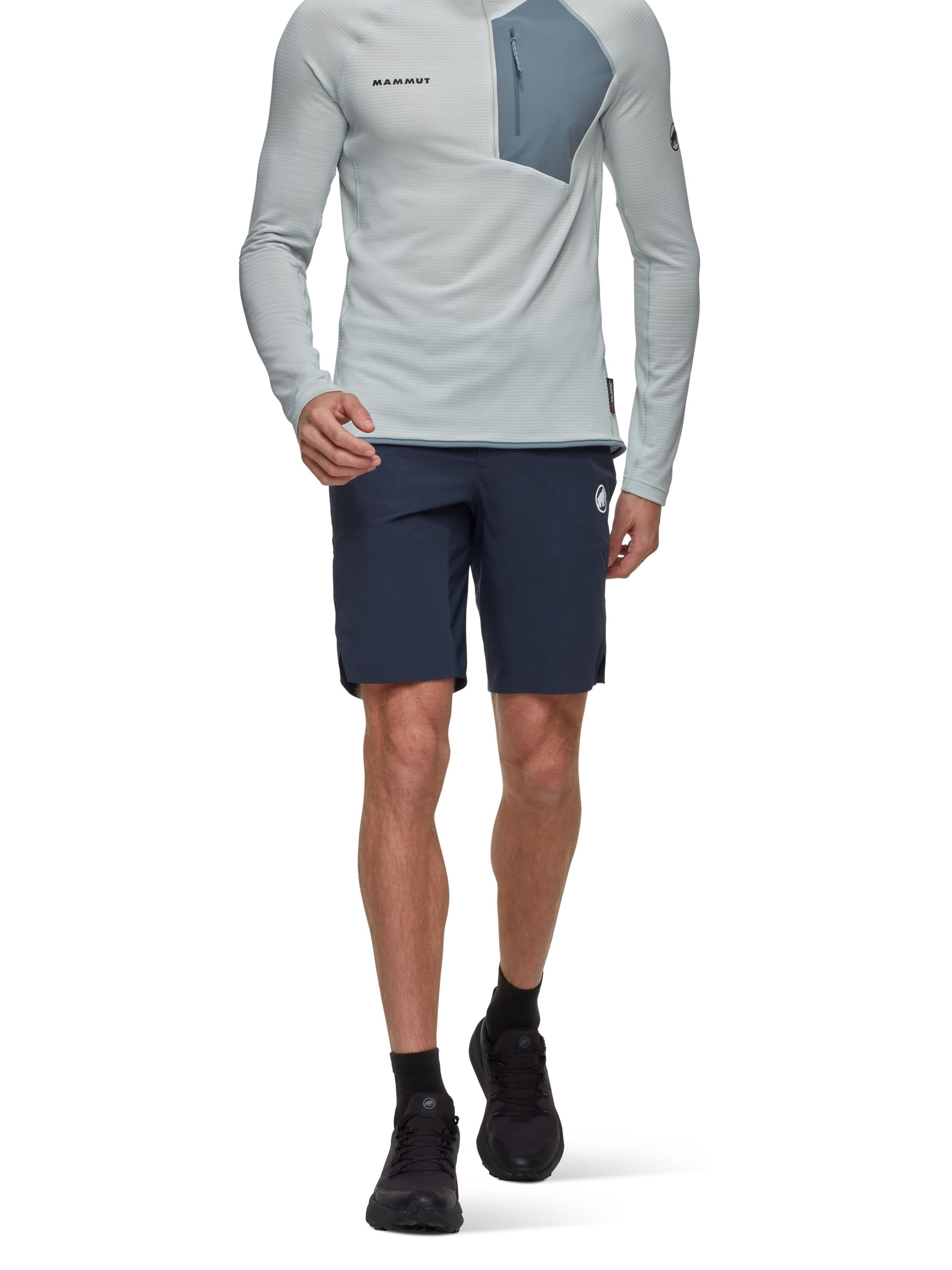 MAMMUT Loose fit Outdoor Pants 'Aenergy' in Blue