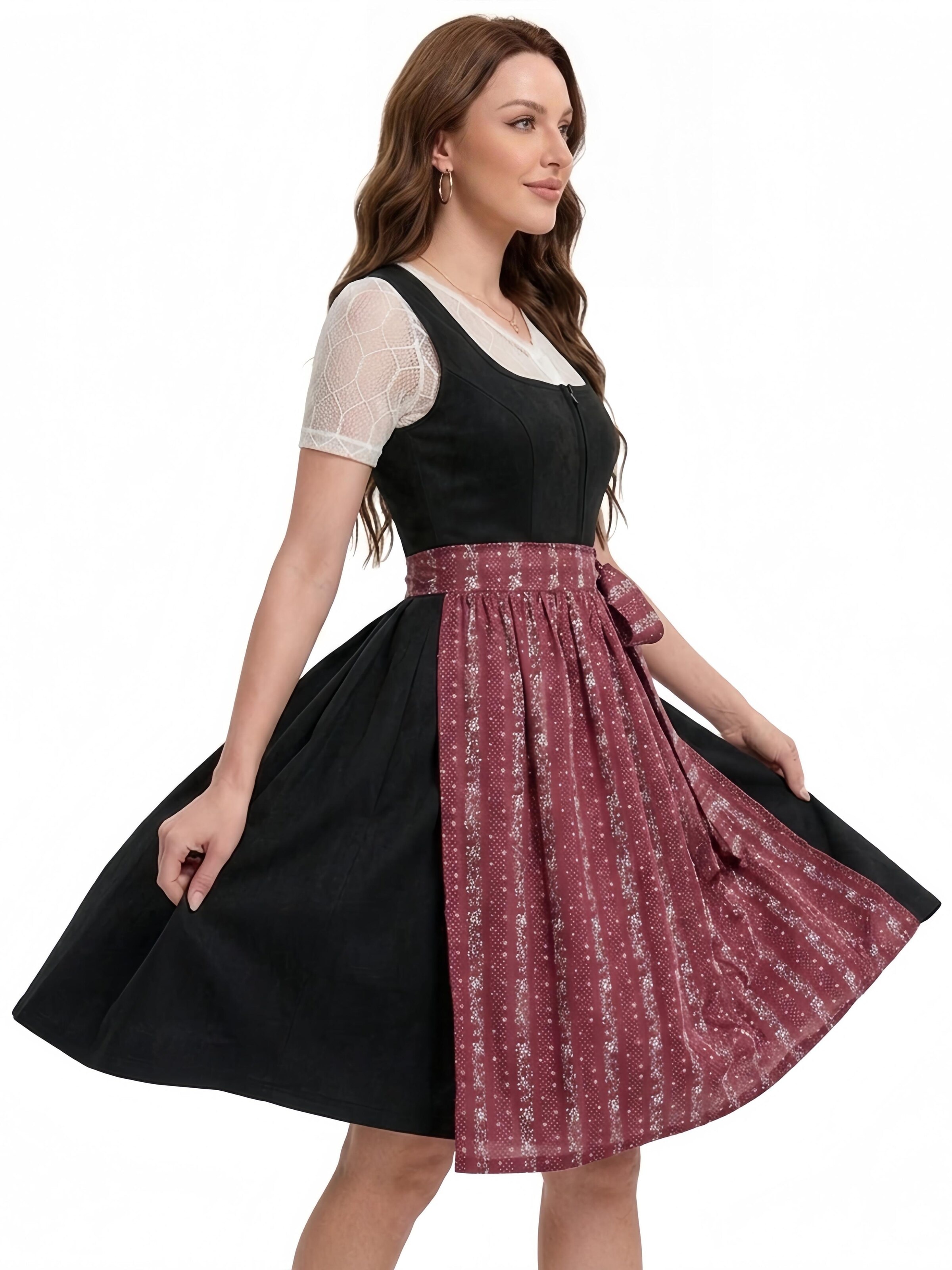 Yesfashion Dirndl in Pink