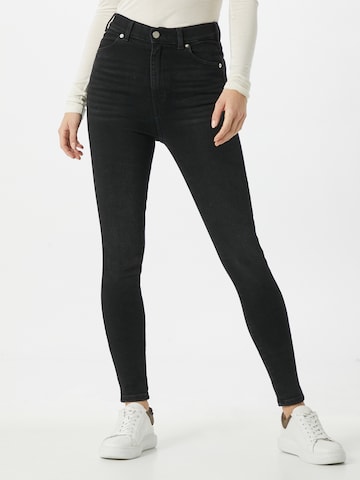 Dr. Denim - Skinny Calças de ganga 'Moxy' em preto: frente
