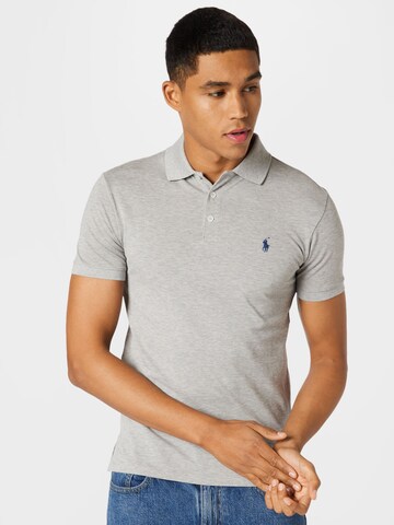 Polo Ralph LaurenSlim Fit Majica - siva boja: prednji dio