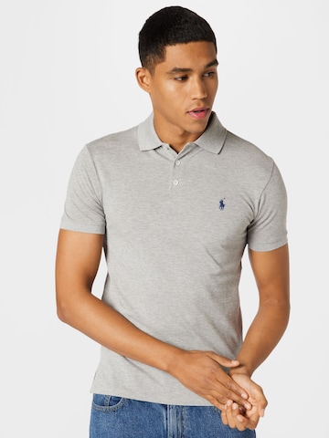 Polo Ralph Lauren Slim fit Shirt in Grijs: voorkant