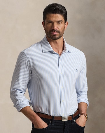 Polo Ralph Lauren Big & Tall Средняя посадка Рубашка в Белый: спереди