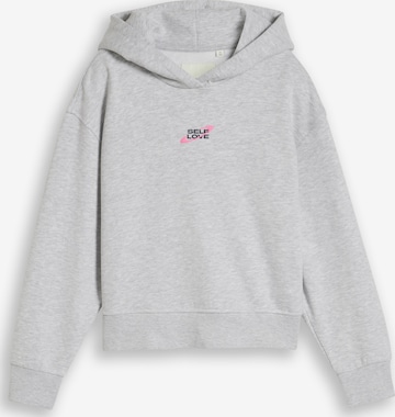Sweat-shirt TOM TAILOR en gris : devant